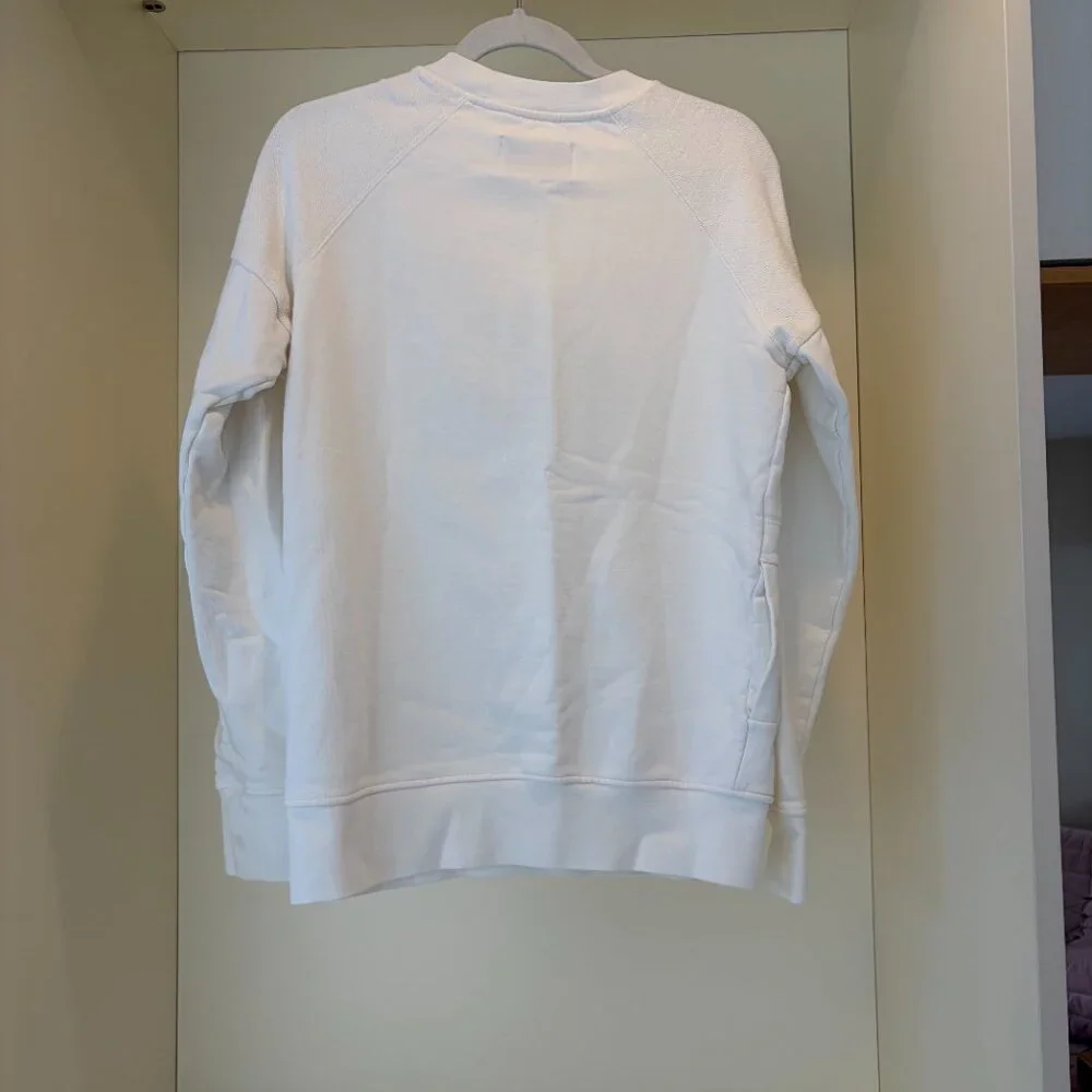 CASABLANCA Reverse Loopback Panel Sweatshirt Off-white - Picture 3 of 5